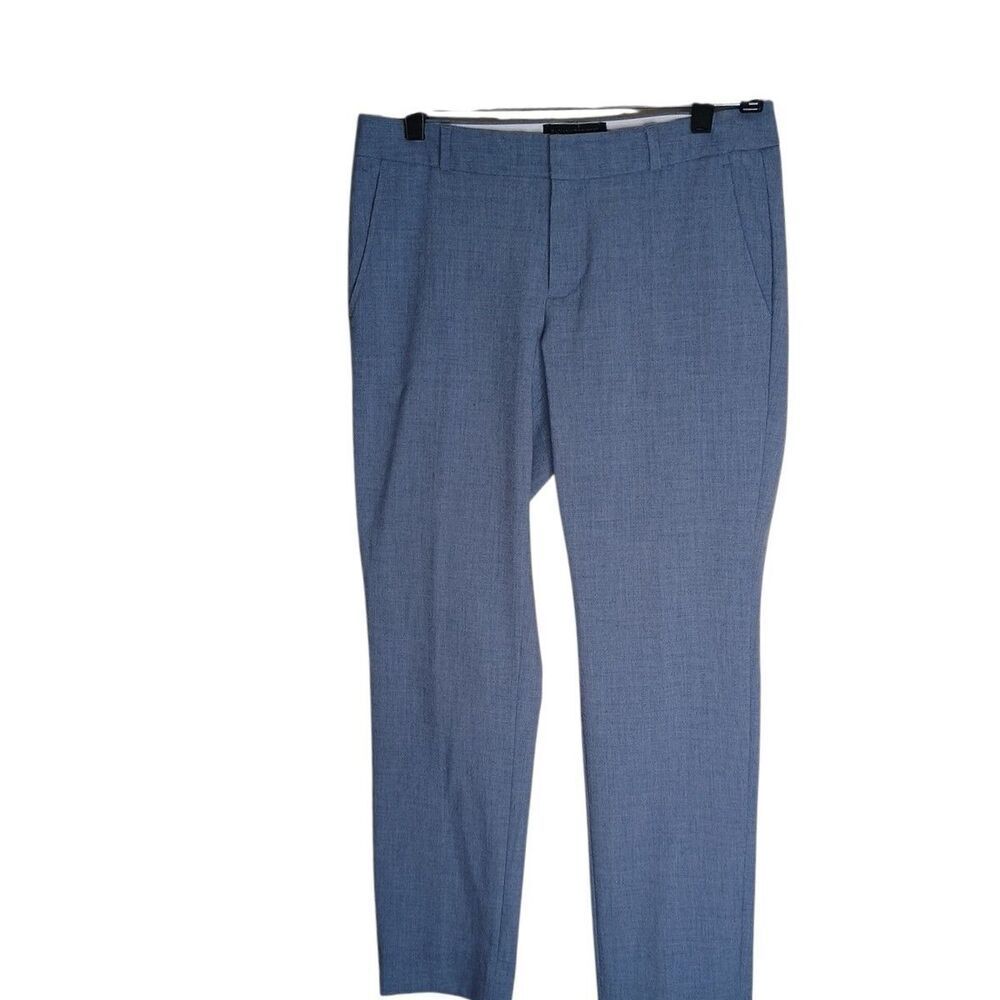 Banana Republic Ryan Dress Pants Womens Size 10P Grayish Blue 31x27 Career